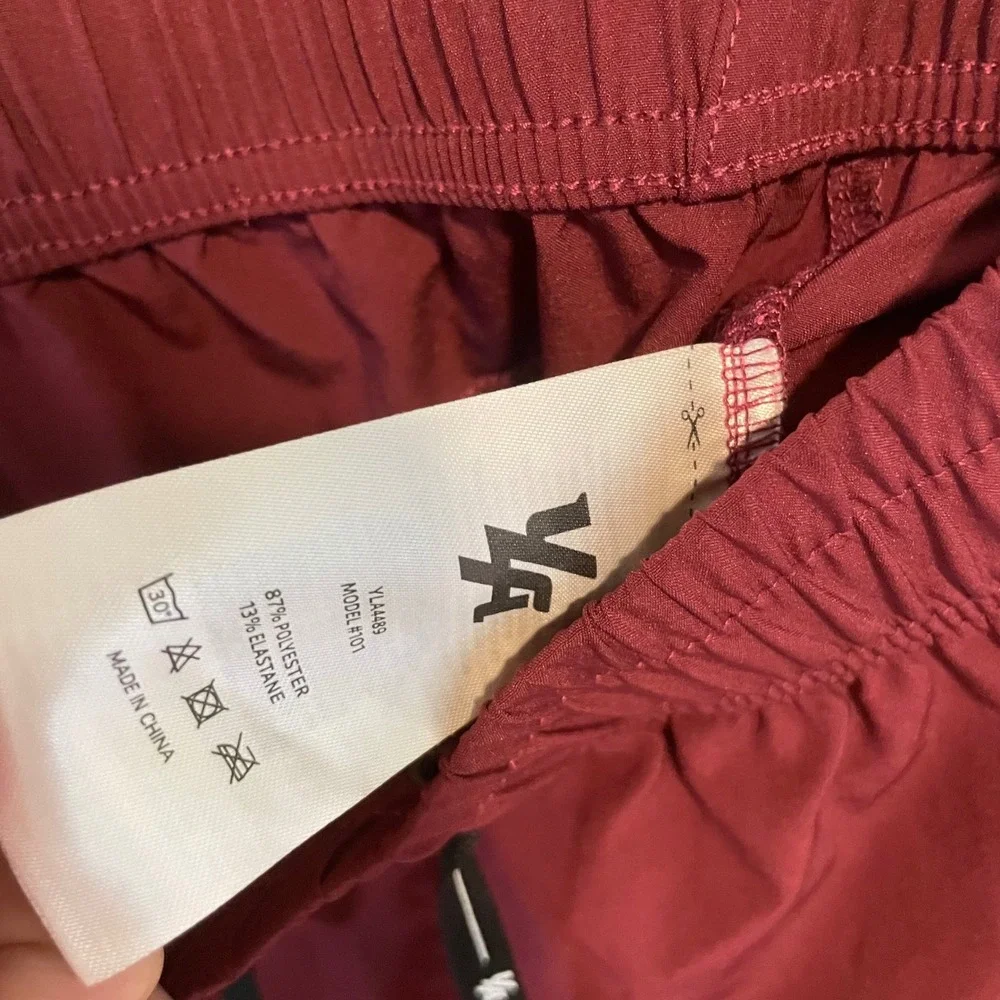 YoungLA 101 Bodybuilding Short Shorts Medium Burgundy